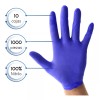 Galaxy Products 1,000 Guantes De Nitrilo Azul Grande