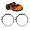 Robotic Lawnmower Spikes with Screws for 225mm Metal Traction Wheel
