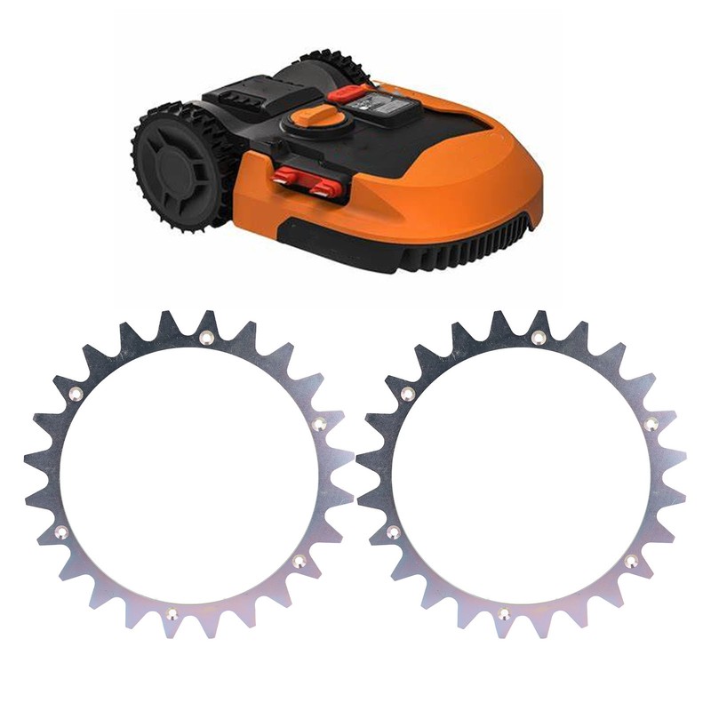 Robotic Lawnmower Spikes with Screws for 225mm Metal Traction Wheel
