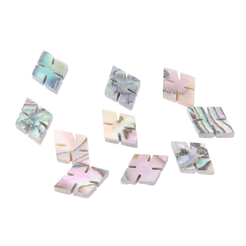 10 Pcs Guitar Fingerboard Inlay Abalone Shell Exquisite Beautiful Fretboard