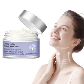WEUD Cremas para Cuello Reafirmante, con Hidrolizado de Acido Hialurnico, Sin Gluten, Vegano, Frmula Suave, 100 Natural, Crema para Cuello y Hombros  