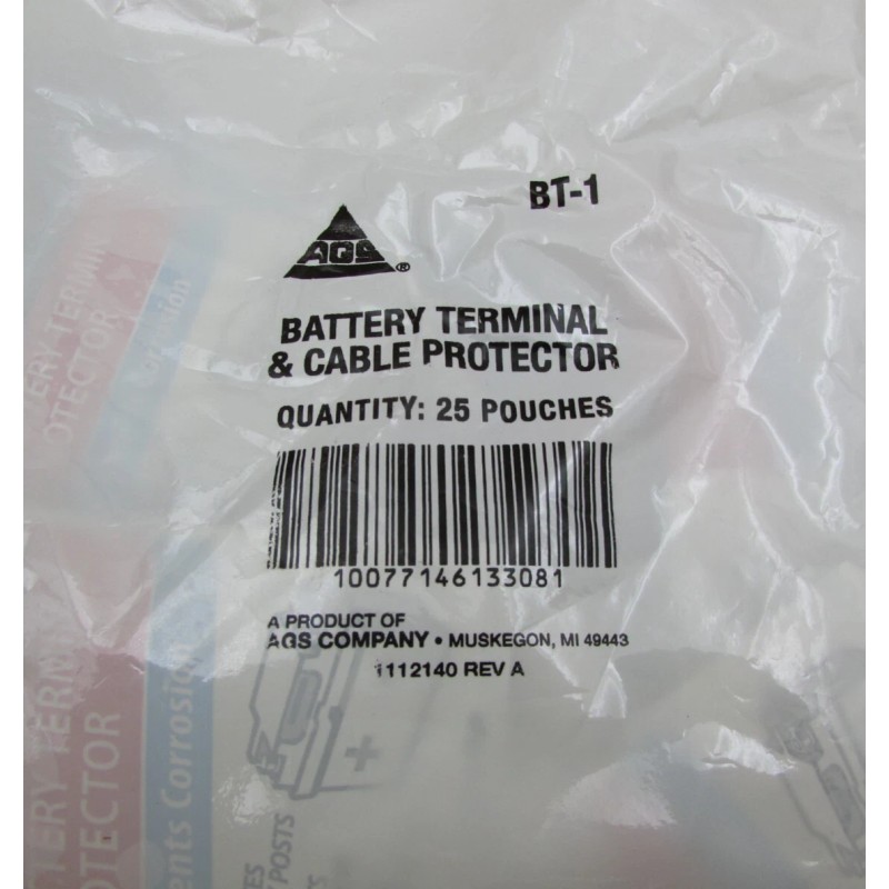 AGS 25 PACK AGS BT-1 Battery Terminal Cable Protector Dielectric