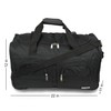 Dejuno Duffel Bag with Telescopic Handle in-Line Skate Wheels and