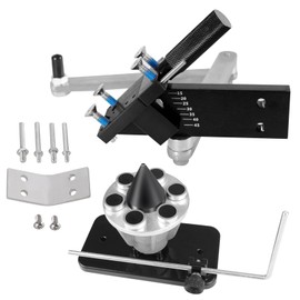 BHB Adjustable 15°- 45°Lawn Mower Blade Sharpener Replace 5005 Lawn Mower Blade Balancer Magnetic Wall Mount Replace 42-047 Black