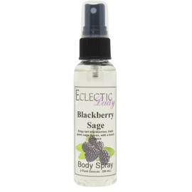 Eclectic Lady Blackberry Sage Body Spray, 8 ounces, Body Mist for Women with Clean, Light & Gentle Fragrance, Cologne with Soft, Subtle Aroma For Daily Use