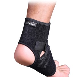HiRui Ankle Wrap Ankle Brace, Compression Ankle Support for Sprains Arthritis Recovery- Ankle Stabilizer for Running Basketball Soccer Fitness- Kids Youth Adult- Breathable/Adjustable (L, 1 Pack)