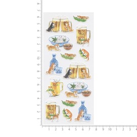 Summer Iroi Japanese Style Sticker Sticker Japanese Style Summer Shiba Dog Decor Cute ST-