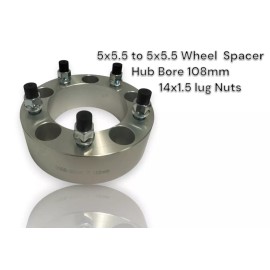 LAVA-AUTO 2pc 2" Inch 5x5.5 to 5x5.5 Wheel Spacers 14x1.5 For 12-18 Ram 1500 wheel spacers