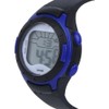 Electronic Watch Children Sports 3ATM Waterproof PU Strap Wrist WatchBlack