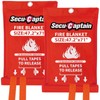 SecuCaptain Emergency Fire Blanket for Home - 2 Pack 47.2"x71"