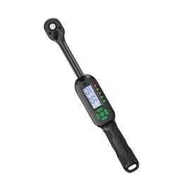 LLAVETOR 3/8 Inch Digital Torque Wrench, 2.2-44.3 Ft-lbs/3-60Nm, Buzzer and LED Notification, Small Electronic Torque Wrench for Motorcycles