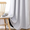 ChrisDowa Cortinas 100 opacas para recámara con forro negro, 2