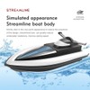 Waterproof 2.4G Kids Remote Control Speedboat 4 Channels High Speed