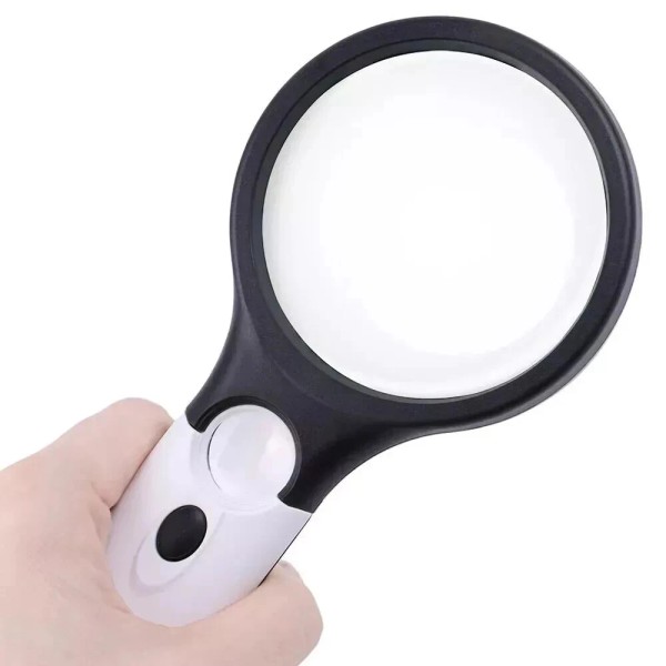 AMeribox 45X Handheld LED Jewelry Loupe Magnifier - Reading Magnifying