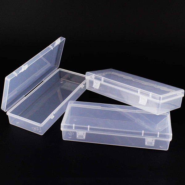 Airgoesin 3pcs Small Storage Box Container Desktop Organizer with Lid