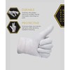 DOVORTEX 20 Pcs White Cotton Gloves| Cotton Gloves for Eczema|