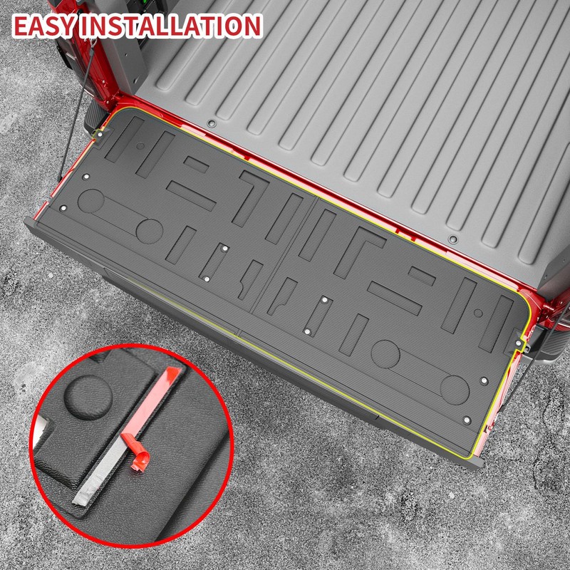 Xipoo Tailgate Liner Compatible with 2021 2022 2023 2024 2025