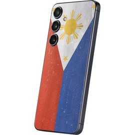 Skinit Decal Phone Skin Compatible with Galaxy S25 Plus - Philippines Flag Distressed Design