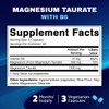 Vitamatic Magnesium Taurate 1500mg per Serving - 180 Vegetarian Capsules