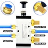 ERGAOBOY 3/8" BSP 5 Way Pneumatic Solenoid Valve with 2