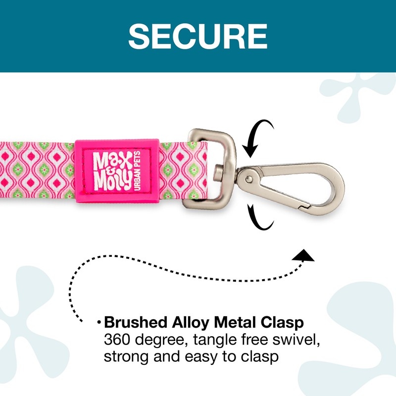 Max & Molly Classic Dog Leash, Comfort Grip Handle, Durable