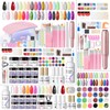 Acrylic Nail Kit for Beginners with Everything ,11 Colors Acrylic
