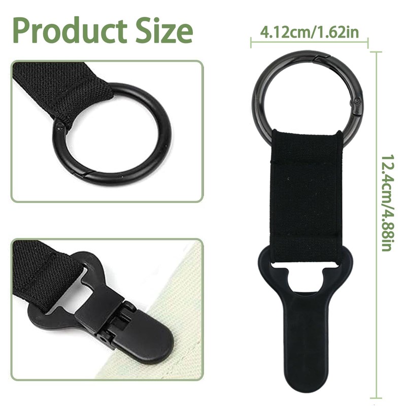 Hat Clip for Travel on Bag - Elastic Hat Holder