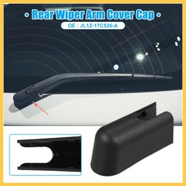 REPAIROCK Rear Windshield Wiper Arm Nut Cover Cap Fit for Ford Expedition - Pack of 1 Black Auto Replacement Parts