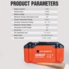 ECO-WORTHY Portable 12V Lithium Battery, 12.8V 20Ah Lithium Iron Phosphate