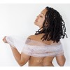 Bellanomi African Exfoliating Net Sponge for SENSITIVE SKIN Bath Sponge:_Olive