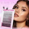 FADLASH Lash Clusters Natural Eyelash Clusters DIY D Curl 8-16mm