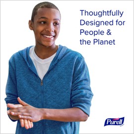 PURELL Advanced Hand Sanitizer Naturals with Plant Based Alcohol, Citrus Scent, 8 fl oz Pump Bottle (Pack of 4) - 9626-06-ECDECO