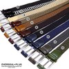 EVERSOUL Mesh Belt, 10 Colors, Stretchable, Elastic Belt, Braid, Business,