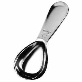 Stainless Steel Coffee Scoop: 30ml Metal Measuring Spoon with Short Handle for Ground Coffee, Beans, Powder, Espresso