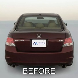 Automotive Authority CHROME REAR TRUNK TRIM MOLDING STRIP KIT For HONDA ACCORD