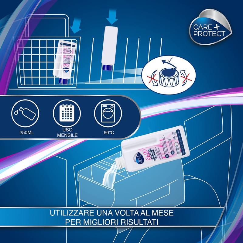 CARE + PROTECT 3 IN 1 LIQUIDO: decalcificante, sgrassante e