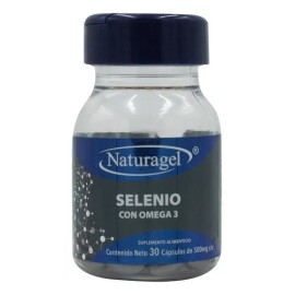 Selenio Con Omega 3 Naturagel Con 30 Cápsulas Sabor Sin Sabor