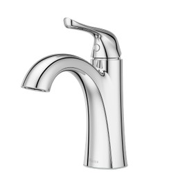 Pfister Willa Bathroom Sink Faucet, Single Control, 1-Handle, Single Hole, NSF Certified, Polished Chrome Finish, LF042MALCC