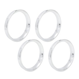 X AUTOHAUX 4 pieces 73.1 to 64.1 mm centric car hub rings made of aluminium alloy.