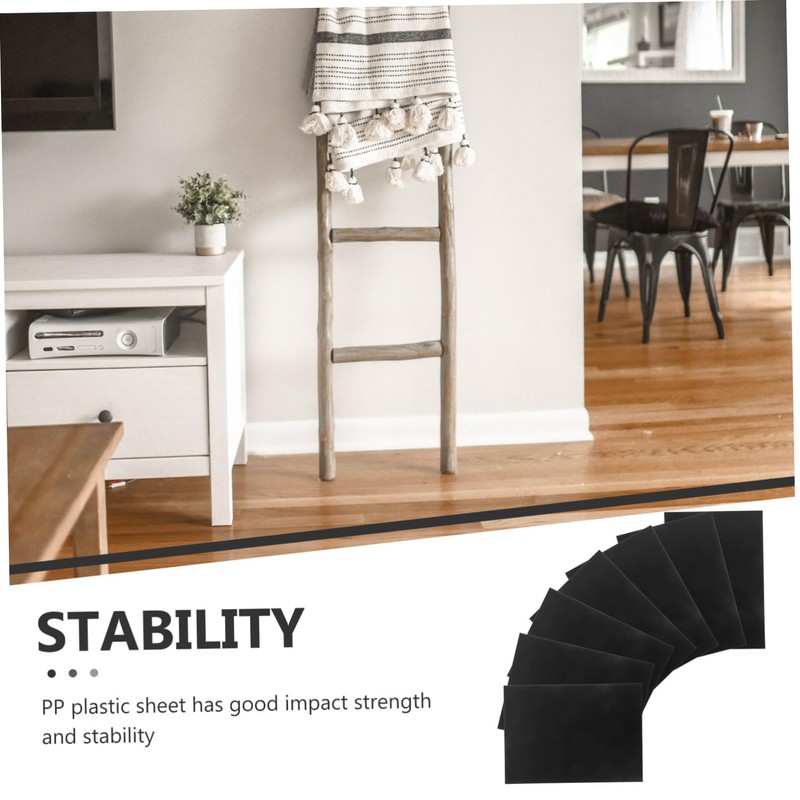 BUGUUYO 10pcs Hard Plastic Sheets Plastic Sheeting Thermoplastic Sheet for