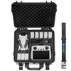 Lekufee Waterproof Hard Case for DJI Mini 4 Pro,Mini 3