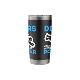 Divers Wearing Masks Before They Were Popular - Scuba Diving Stainless Steel Insulated Tumbler