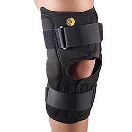 Corflex CoolTex Anterior Closure Wrap Around Hinged Knee Brace-M - Open Popliteal