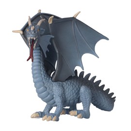 Dragon Model Figure Blue Plastic Vivid Cute Style Educational Dragon Figurines for Toys Decoration