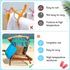 8 Pack Towel Bands for Chairs - Towel Clips and