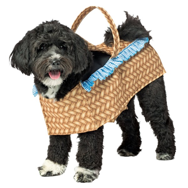 Rasta Imposta Doggie in a Basket Dog Costume - MD