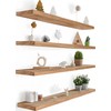GXYAWPJ 36 Inch Floating Shelves for Wall Rustic Light Wood