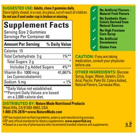 Nature Made B12 Energy Gummies 80 Count, (Pack of 2), flavor may vary.