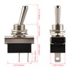 heschen (Hudson) Car Toggle Switch ON/OFF SPST 2 Pin 2 Position VDC