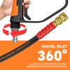 Heliwoo 5000PSI Pressure Washer Gun with Foam Cannon & 25ft